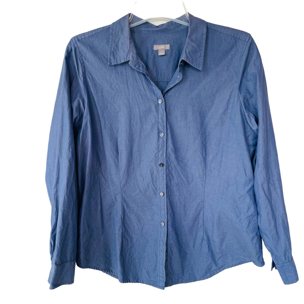 J. Crew Chambray Buttondown shirt size L